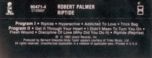 Load image into Gallery viewer, Robert Palmer : Riptide (Cass, Album, Club, Whi)