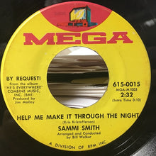 Load image into Gallery viewer, Sammi Smith : Help Me Make It Through The Night / When Michael Calls (7")