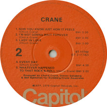 Load image into Gallery viewer, Crane (3) : Crane (LP, Album)