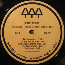 Load image into Gallery viewer, Heather Forest : Songspinner: Folktales &amp; Fables Sung And Told (LP, Album)