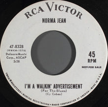Load image into Gallery viewer, Norma Jean (2) : Put Your Arms Around Her / I'm A Walkin' Advertisement (7", Promo)