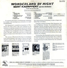 Load image into Gallery viewer, Bert Kaempfert &amp; His Orchestra : Wonderland By Night (LP, Album, Mono)