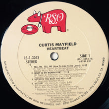 Load image into Gallery viewer, Curtis Mayfield : Heartbeat (LP, Album, 73)