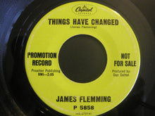 Load image into Gallery viewer, James Flemming : Alone, Alone / Things Have Changed (7", Single, Promo)