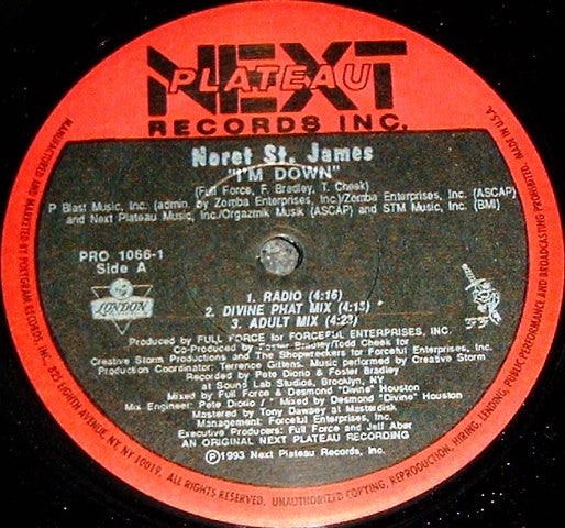 Noret St. James : I'm Down (12