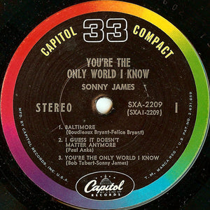 Sonny James : You're The Only World I Know (7", Jukebox)