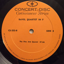 Load image into Gallery viewer, Claude Debussy / Maurice Ravel / The Fine Arts Quartet : String Quartet In G, Op. 10 /​ Quartet In F  (LP, Album)
