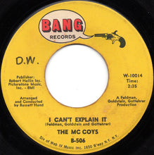 Load image into Gallery viewer, The McCoys : Hang On Sloopy / I Can't Explain It (7", Single)