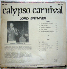 Load image into Gallery viewer, Lord Brynner : Calypso Carnival (LP, Album)