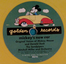 Load image into Gallery viewer, Various : Mickey's New Car / Donald Duck At The Opera (6½", Yel)