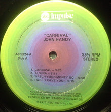 Load image into Gallery viewer, John Handy : Carnival (LP, Album)