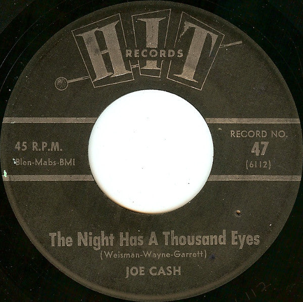 Joe Cash (5) / Herbert Hunter : The Night Has A Thousand Eyes / Loop De Loop (7