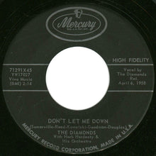Load image into Gallery viewer, The Diamonds : High Sign / Don't Let Me Down (7", Single)