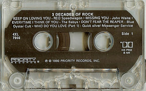 Various : 3 Decades Of Rock (60's, 70's, 80's) (Cass, Comp)