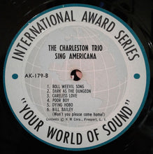 Load image into Gallery viewer, The Charleston Trio : The Charleston Trio Sing Americana (LP)