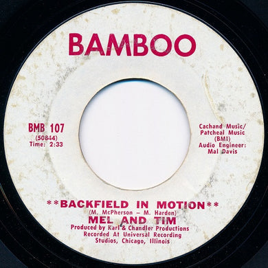 Mel & Tim : Backfield In Motion / Do Right Baby (7