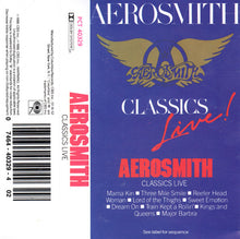 Load image into Gallery viewer, Aerosmith : Classics Live (Cass, Album)