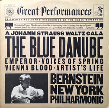 Load image into Gallery viewer, Johann Strauss Jr. / Leonard Bernstein, The New York Philharmonic Orchestra : A Johann Strauss Waltz Gala (LP, Album, RM)