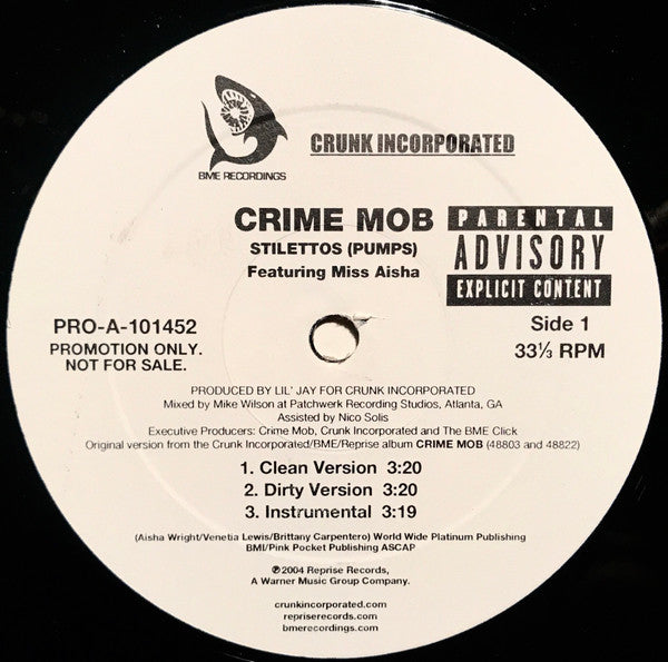 Crime Mob Featuring Miss Aisha : Stilletos (Pumps) (12