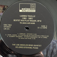 Load image into Gallery viewer, Los Angeles Wind Quintet, Ludwig Thuille, Karl Kohn (2), Albert Roussel, Delores Stevens : Thuille/Kohn/Roussel - Los Angeles Wind Quintet / Delores Stevens, Piano (LP, Album)