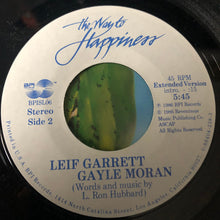 Load image into Gallery viewer, Leif Garrett / Gayle Moran : The Way To Happiness (7")