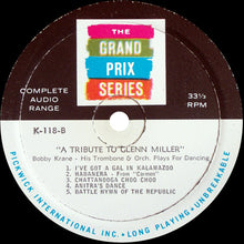Load image into Gallery viewer, Bobby Krane And His Orchestra : A Tribute To Glenn Miller (LP, Album)