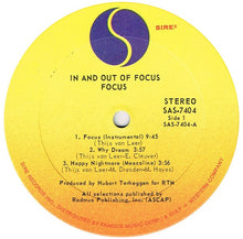 Load image into Gallery viewer, Focus (2) : In And Out Of Focus (LP, Album, RE, Pre)