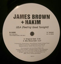 Load image into Gallery viewer, James Brown &amp; Hakim : Lela (Feeling Good Tonight) (12&quot;, Promo)