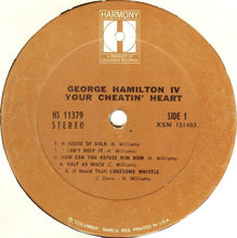 Load image into Gallery viewer, George Hamilton IV : Your Cheatin' Heart (LP)