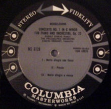 Load image into Gallery viewer, Rudolf Serkin, The Philadelphia Orchestra, Columbia Symphony Orchestra, Eugene Ormandy - Felix Mendelssohn-Bartholdy : Concerto No. 1 In G Minor / Concerto No. 2 In D Minor (LP)