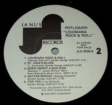 Load image into Gallery viewer, Potliquor : Louisiana Rock &amp; Roll (LP, Album, Promo, Whi)