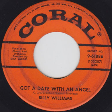 Billy Williams (5) : Got A Date With An Angel (7