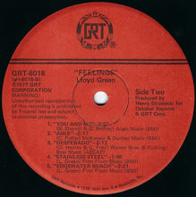 Load image into Gallery viewer, Lloyd Green : Feelings (LP, Album)
