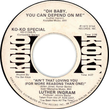 Load image into Gallery viewer, Luther Ingram : Oh Baby, You Can Depend On Me (7&quot;, EP)