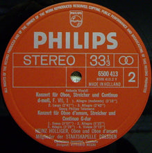 Load image into Gallery viewer, Jean-Marie Leclair, Alessandro Marcello, Antonio Vivaldi, Georg Philipp Telemann, Heinz Holliger, Mitglieder Der Staatskapelle Dresden, Vittorio Negri : Berühmte Oboenkonzerte (LP)