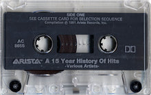 Load image into Gallery viewer, Various : Arista: A 15 Year History Of Hits (Cass, Comp, Club, Dol)