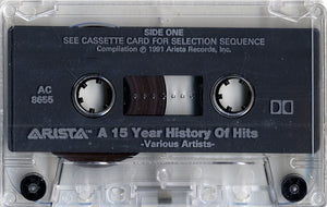 Various : Arista: A 15 Year History Of Hits (Cass, Comp, Club, Dol)