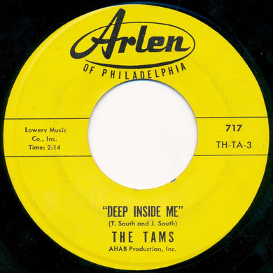 The Tams : Deep Inside Me / If You're So Smart (Why Do You Have A Broken Heart) (7