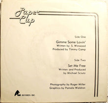 Load image into Gallery viewer, Paper Cup (2) : Gimme Some Lovin' (7", Single)