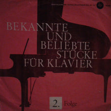 Load image into Gallery viewer, Alexander Jenner - Franz Liszt / Frédéric Chopin : Bekannte Und Beliebte Stücke Für Klavier, 2. Folge (7", Mono)