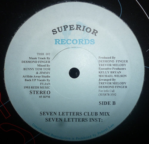 Seven Letters, Trevor Melody : Adapted (12