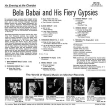 Load image into Gallery viewer, Bela Babai &amp; His Fiery Gypsies : An Evening At The Chardas (LP, Album)