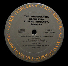 Load image into Gallery viewer, Modest Mussorgsky, The Philadelphia Orchestra, Eugene Ormandy : Pictures At An Exhibition; Night On Bald Mountain (LP)