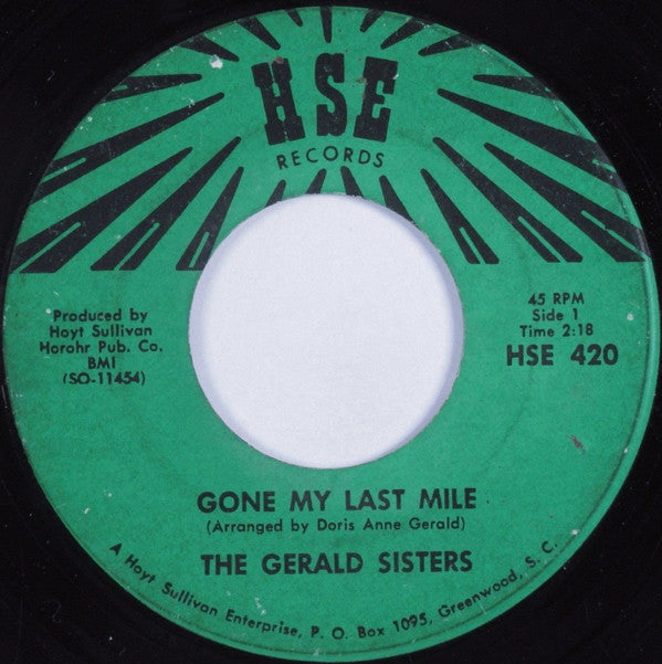 The Gerald Sisters : Gone My Last Mile (7