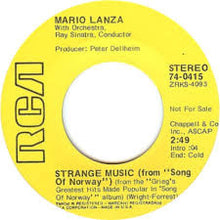 Load image into Gallery viewer, Mario Lanza : Mario Lanza Sings Griegs' Greatest Hits Made Popular In Song Of Norway (7", Single, Promo)