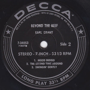 Earl Grant : Beyond The Reef  (7", Jukebox)