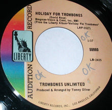Load image into Gallery viewer, Trombones Unlimited : A Night In Israel (Or We Spent A Week There One Monday Night) (7", Promo)