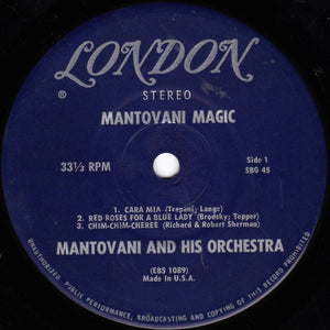 Mantovani And His Orchestra : Mantovani Magic (7", Jukebox)