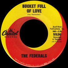 Load image into Gallery viewer, The Federals (2) : Bucket Full Of Love (7", Single, Los)