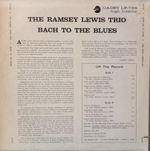 Load image into Gallery viewer, The Ramsey Lewis Trio : Bach To The Blues (LP, Album, RE)